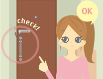 一人暮しの防犯対策